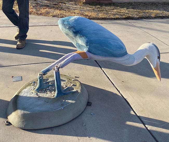 Helen the Heron by Serena Suplee