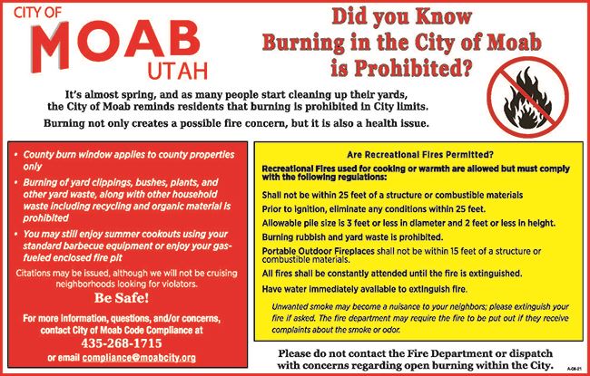 City of Moab Burn Regulations 2021for web