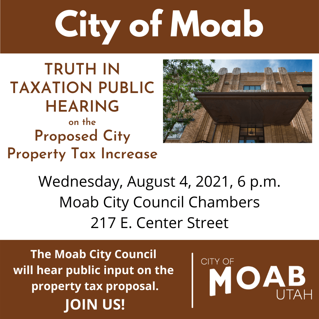 Truth in Taxation Hearing Aug. 4, 2021