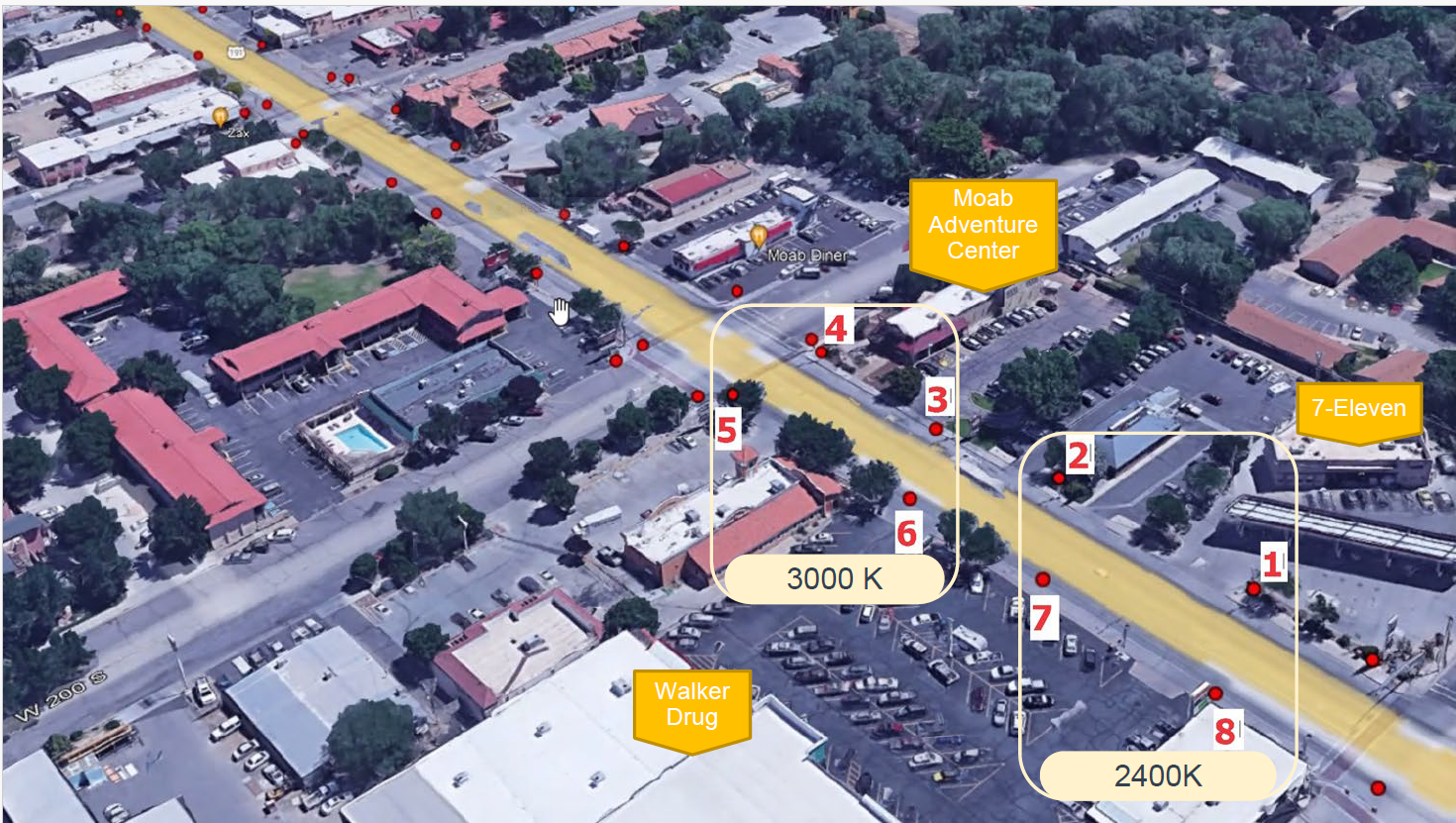 Main Street Lighting Test Area