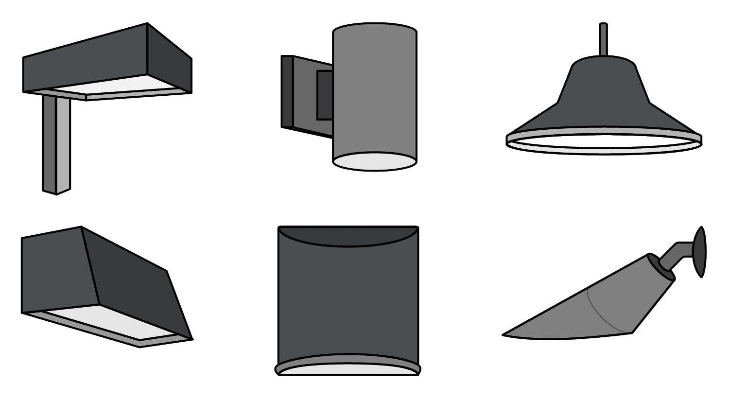 Dark Sky shielded fixtures