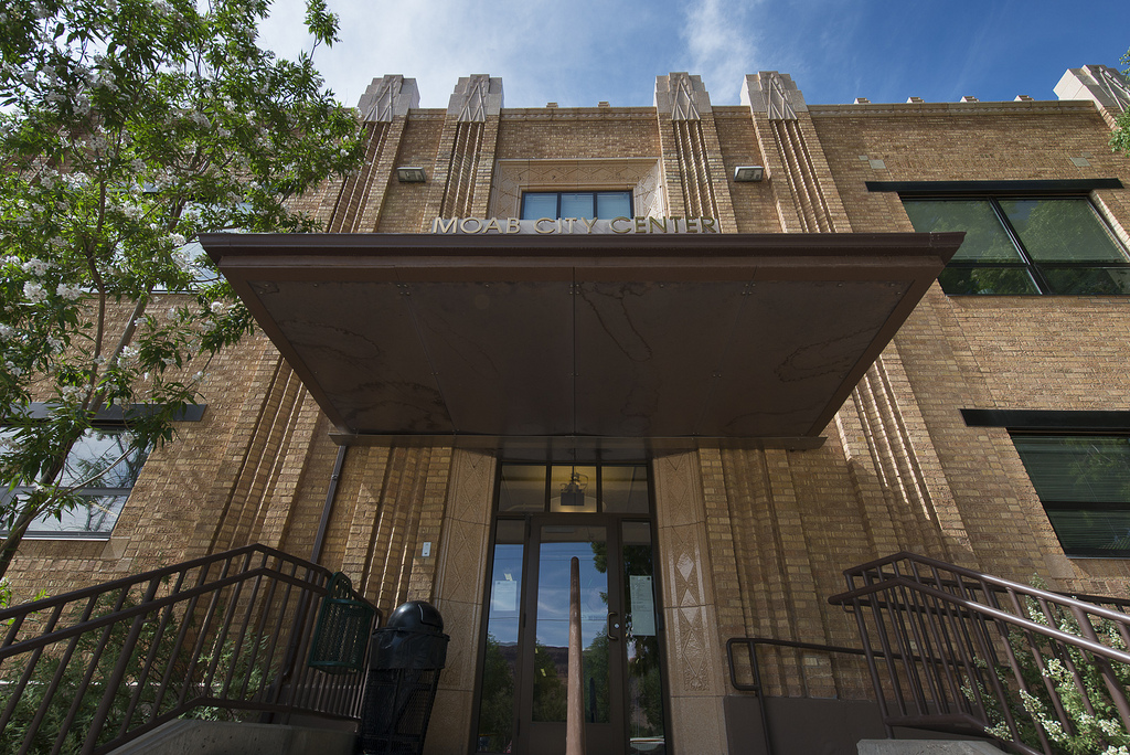 Moab City Center Entrance