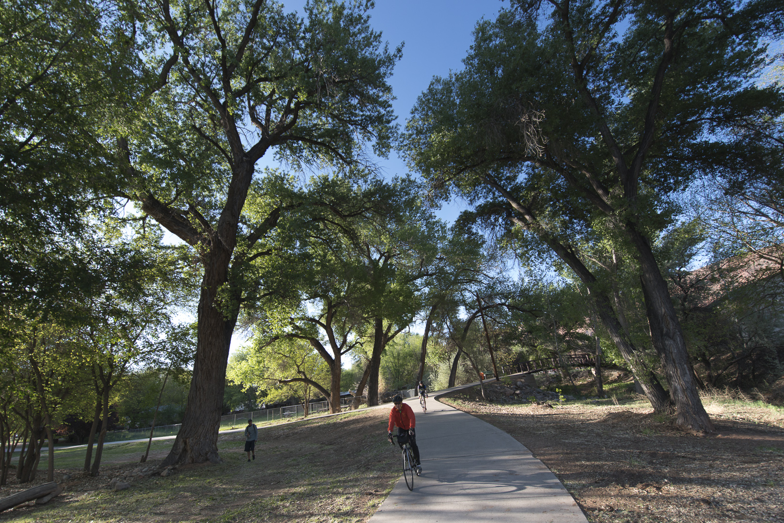 Riding on the Mill Creek Parkway