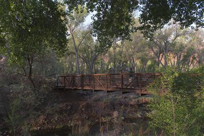 Bridge over Mill Creek at Rotary Park